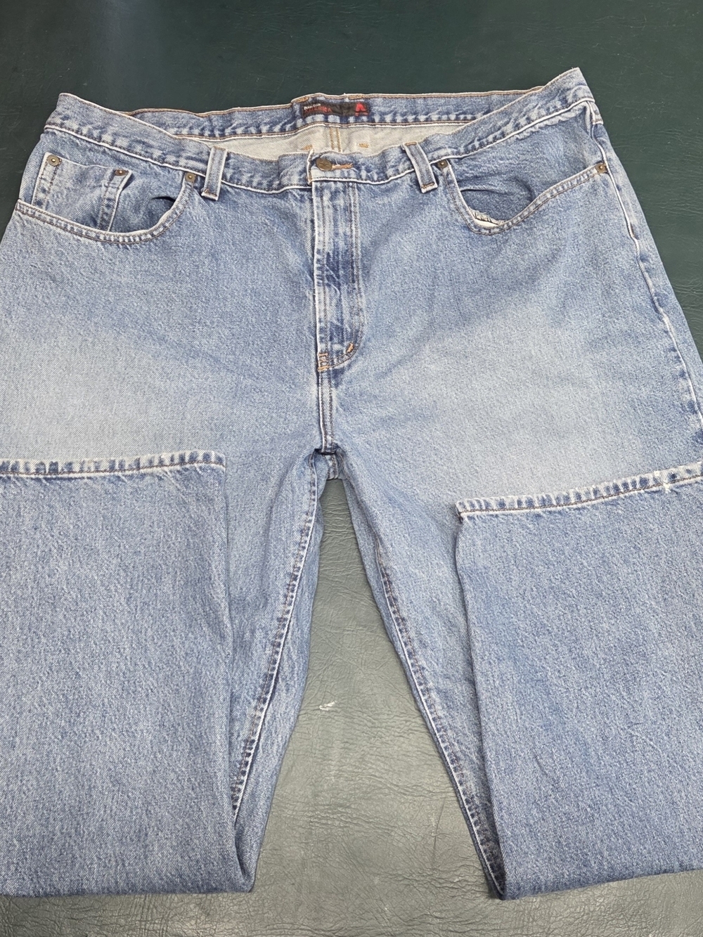 Men's Light Blue Denim Jeans - Relaxed Fit